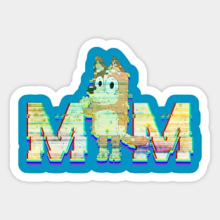 Mum Glitch Sticker